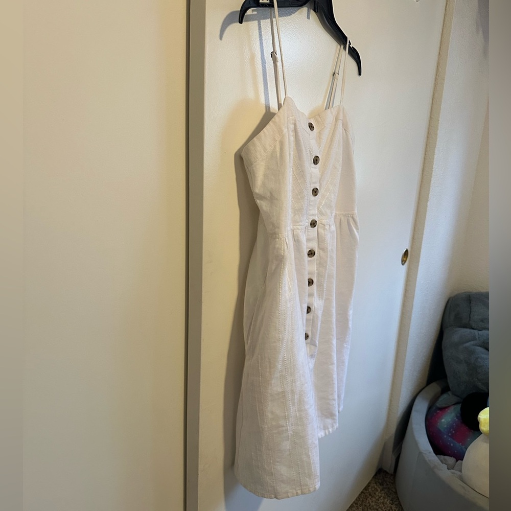 Universal Thread White Button-Down Mini Dress - Picture 4 of 12